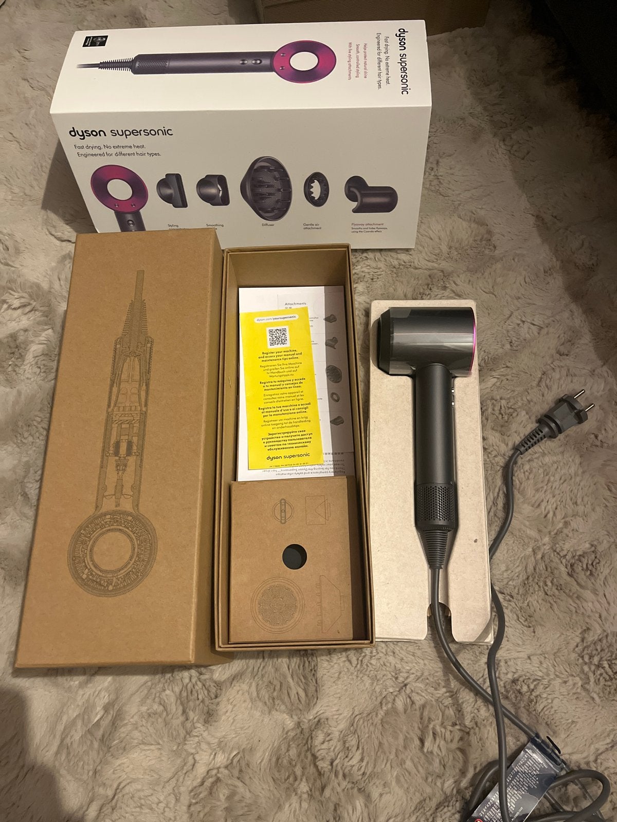 Dyson Supersonic Föhn - Helemaal Nieuw in Doos, Witgoed en Apparatuur, Ophalen, Nieuw, Haarverzorging
