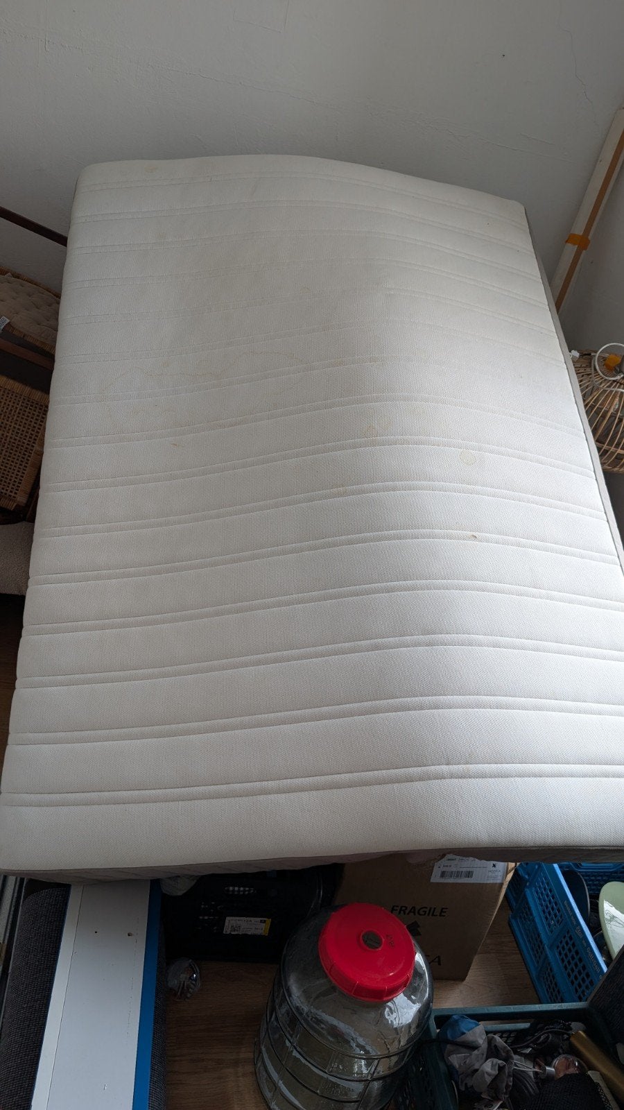 Matras Ikea 140 Hamarvik, Ophalen, Gebruikt, Tweepersoons, 140 cm
