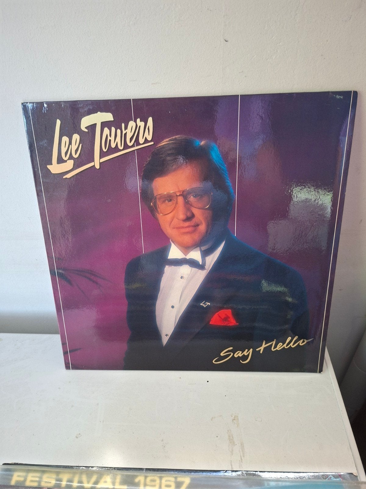 Lee Towers - Say Hello LP (Pop, 1986), LP, Gebruikt, Ophalen of Verzenden, Pop