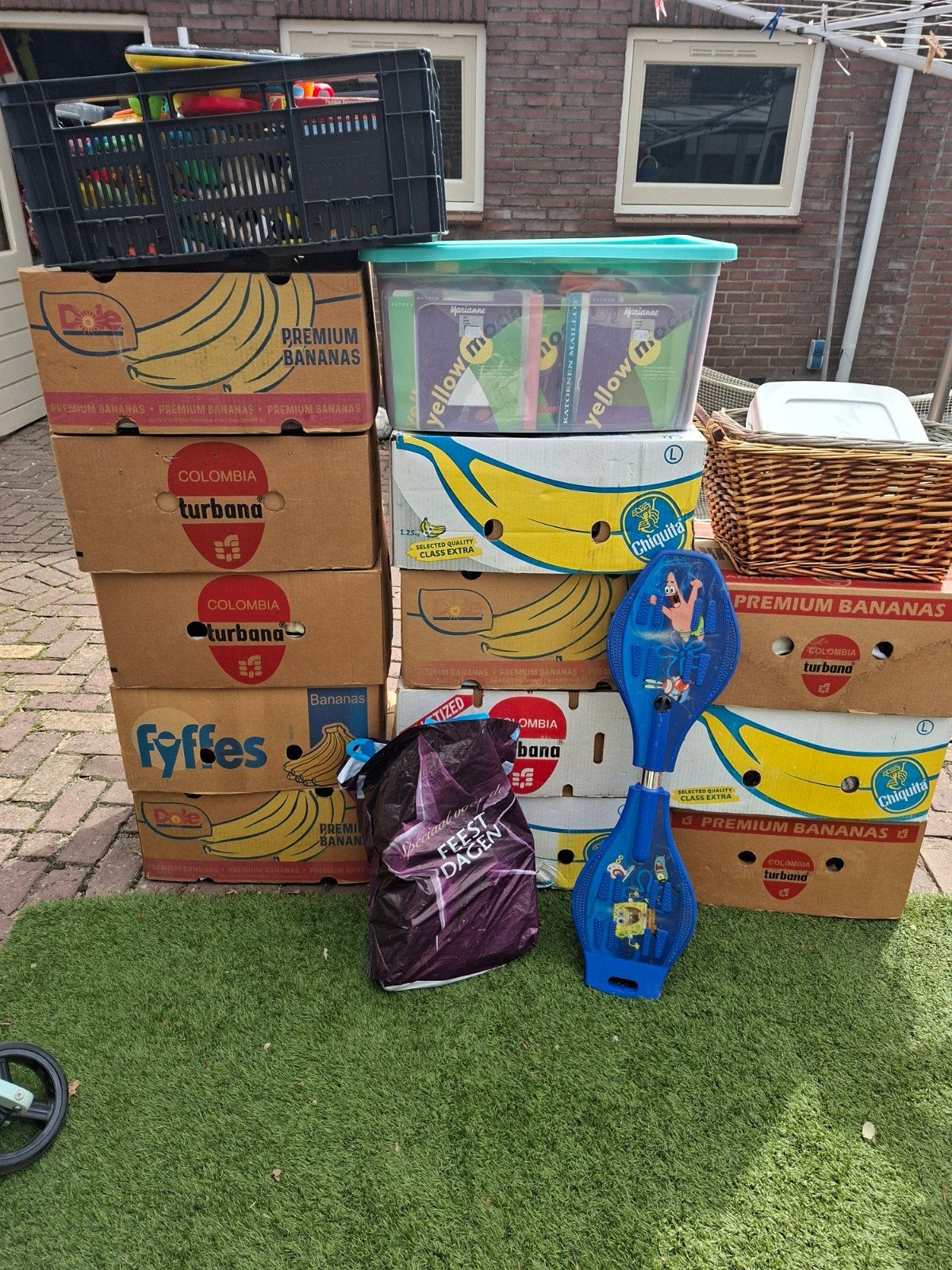rommelmarktspullen, Ophalen, Gebruikt