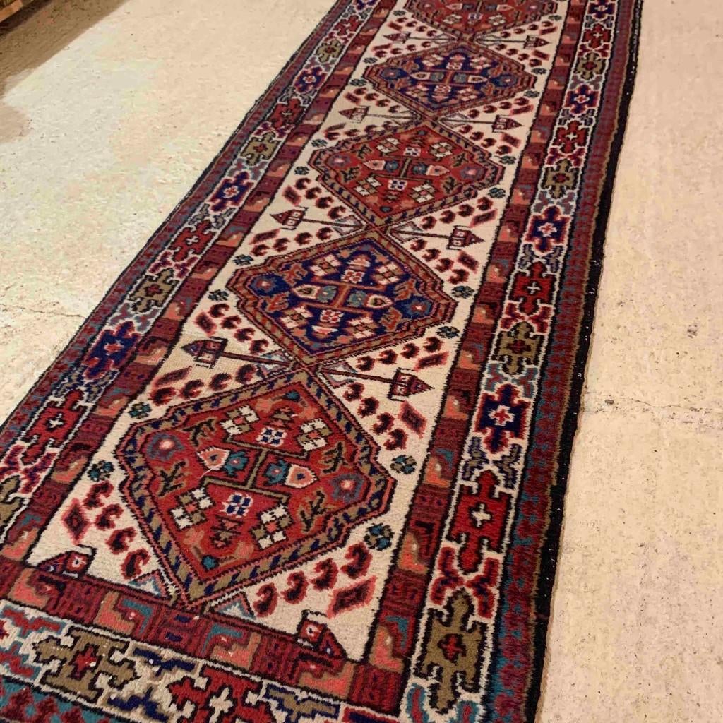 Perzisch handgeknoopt tapijt loper 280/73 cm, Gebruikt, Etten-Leur, Groen, DJT@dejuistetoon.eu