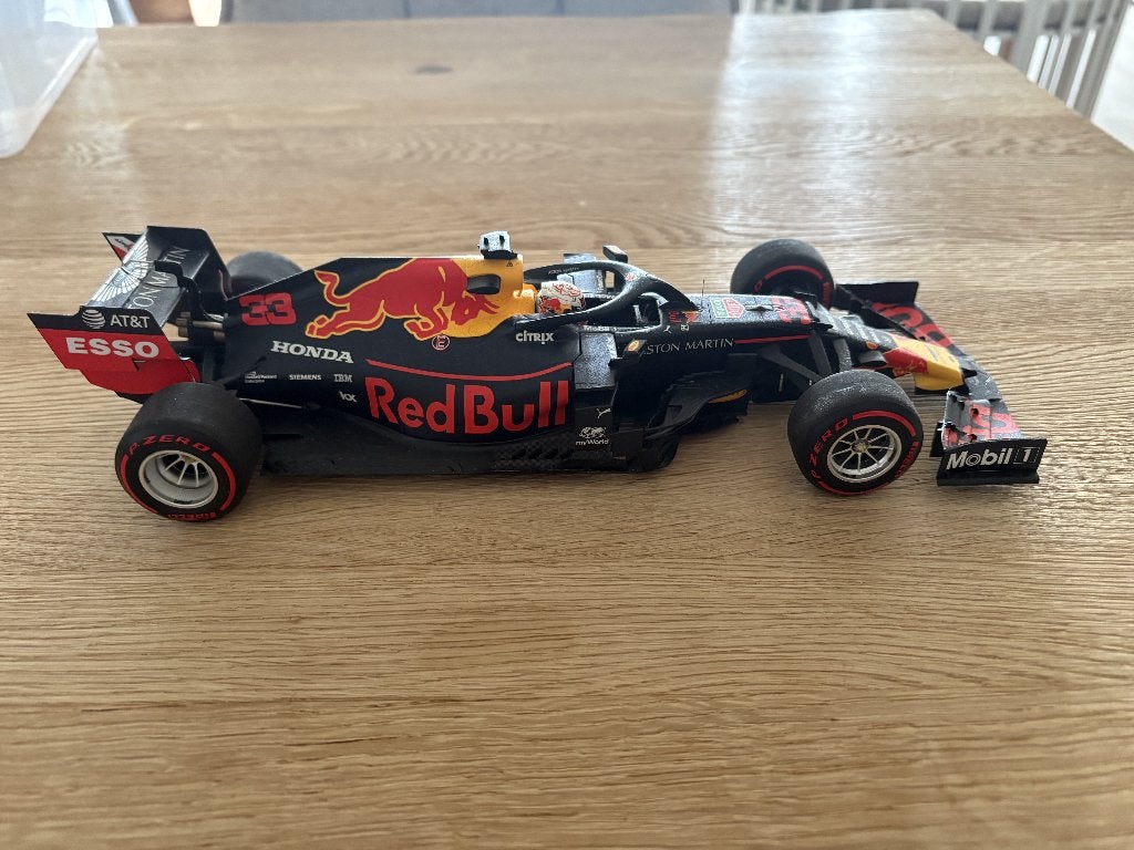 Max Verstappen Formule 1 auto - Schaal 1:18 - Duitsland 2019, Hobby en Vrije tijd, Ophalen, Gebruikt, Auto, MiniChamps