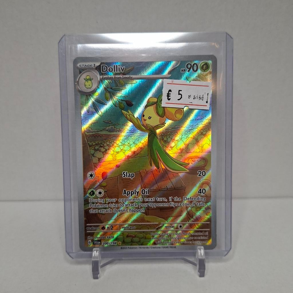 Pokémon Kaart Dolliv (SVI 200/198) - Zo goed als nieuw, Ophalen, Zo goed als nieuw, Losse kaart, Foil