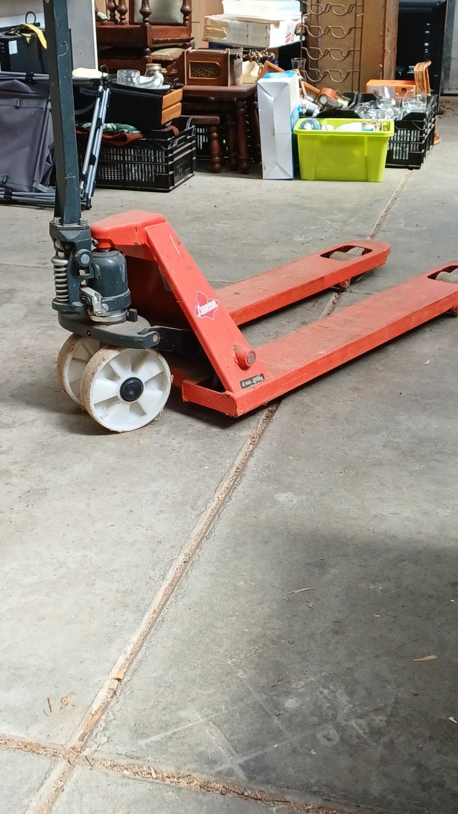 Palletwagen - Robuuste Pompwagen, Doe-het-zelf en Verbouw, Palletwagens en Pompwagens, Ophalen of Verzenden, Gebruikt