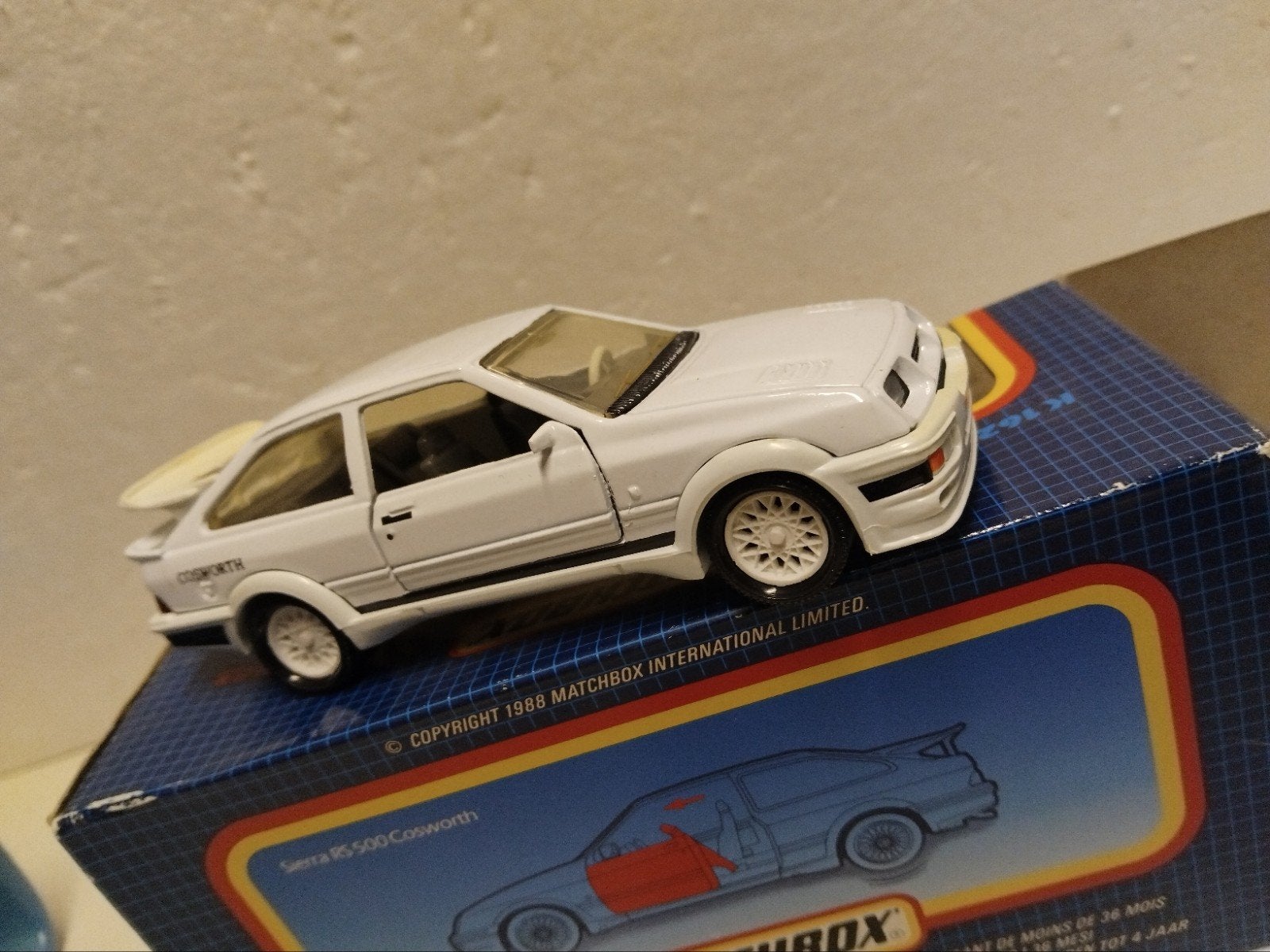 Matchbox K162 Superkings Ford Sierra Cosworth 3INCH, Ophalen of Verzenden, Auto, Matchbox