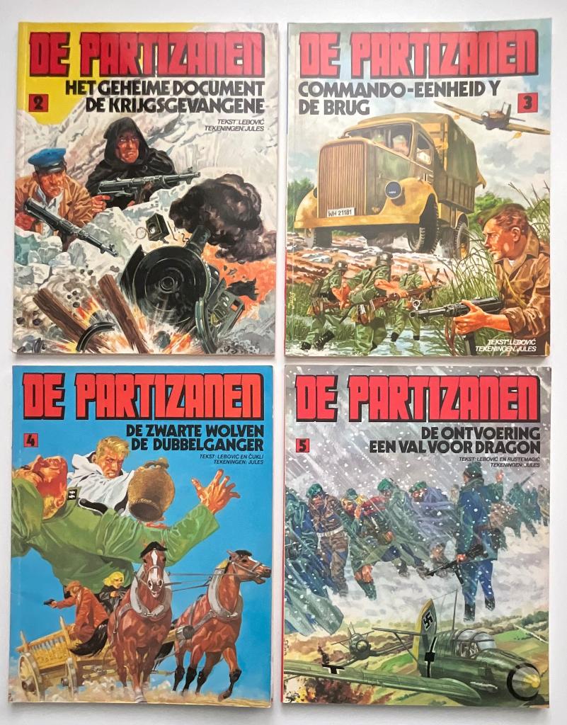 De Partizanen nr 2.3.4.5.6., Meerdere stripboeken, Ophalen of Verzenden, Gelezen