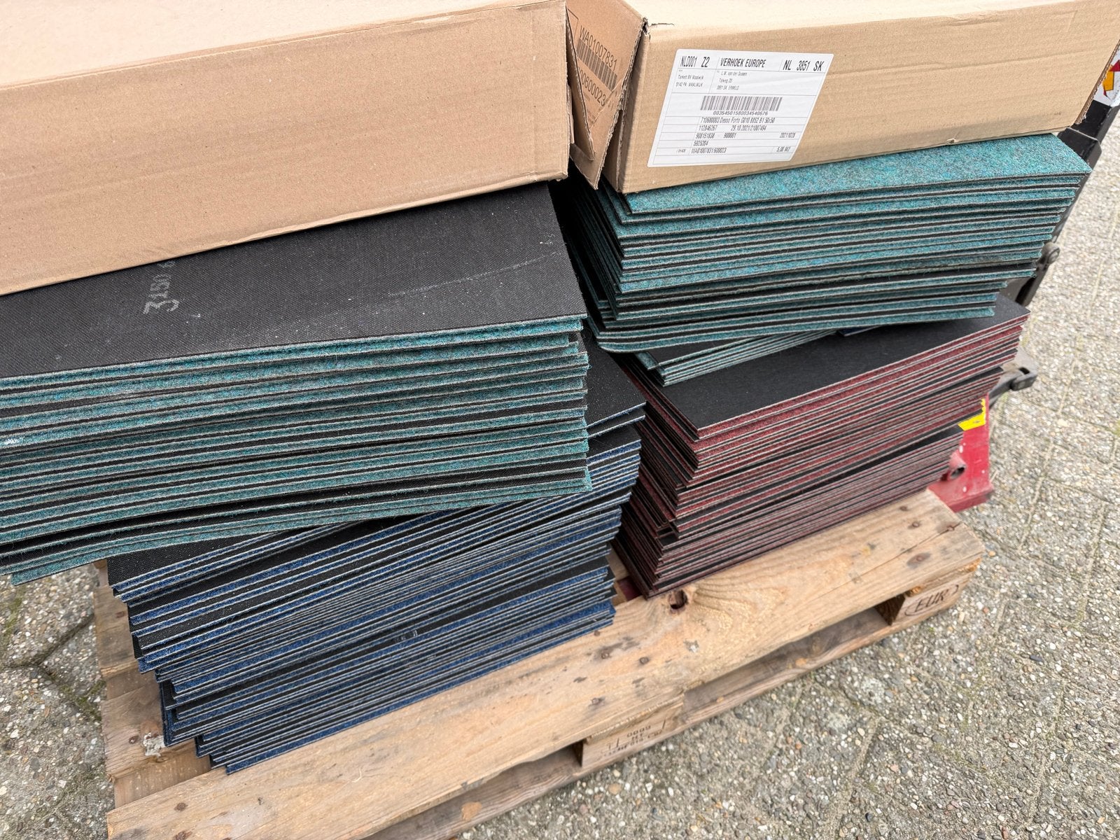 Vloerbedekking delen Desso Forto G010 8852 B1 50x50, Ophalen, Nieuw, Groen, Overige typen