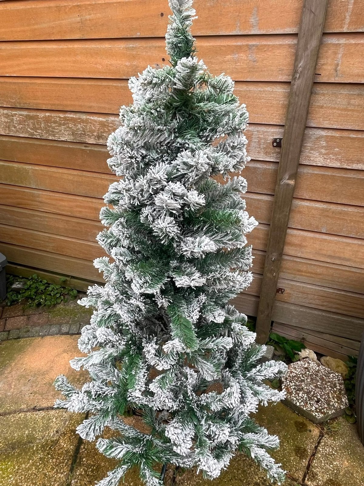 Smalle kerstboom, Ophalen of Verzenden, Zo goed als nieuw