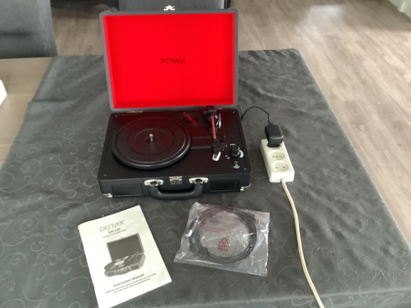 Denver USB platenspeler met software type: VPL-120, Audio, Tv en Foto, Platenspelers, Ophalen, Zo goed als nieuw