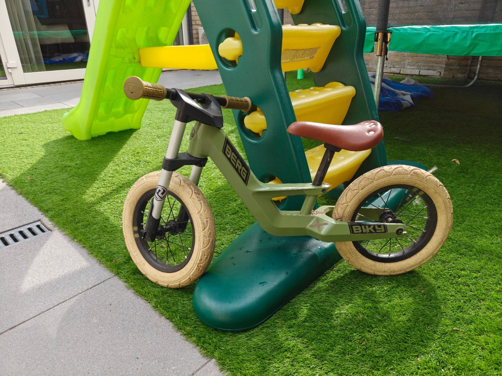 BERG Biky loopfiets - Groen, Ophalen of Verzenden, Gebruikt, 16 tot 20 inch, BERG