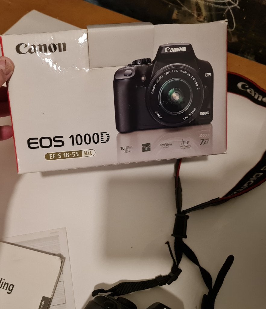 Camera Canon EOS 1000D, Audio, Tv en Foto, Ophalen, Gebruikt, Spiegelreflex, Canon