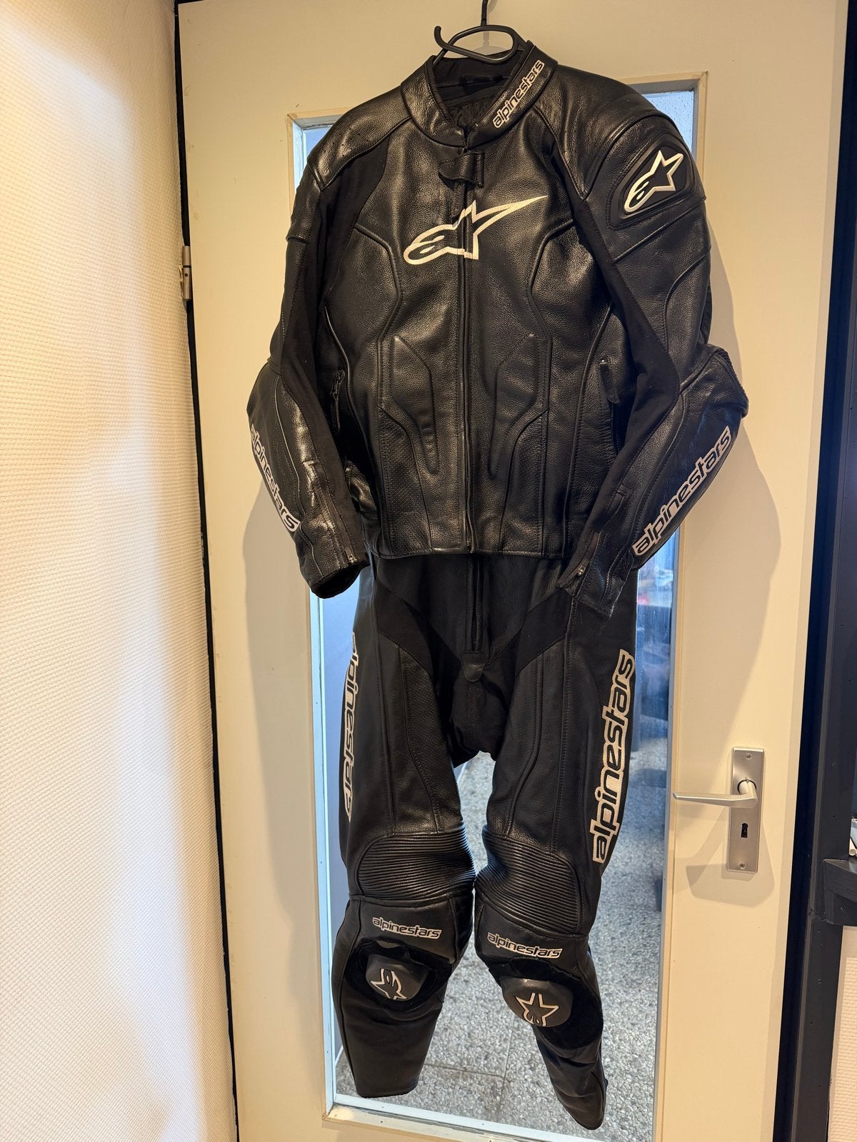 Alpinestars Leren Motorpak - Maat 48 (EU) ( 2-delig ), Ophalen of Verzenden, Tweedehands, Heren, Combipak