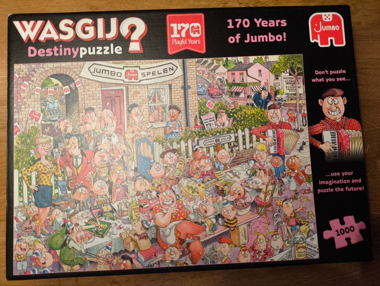 Wasgij puzzel Jumbo, Ophalen of Verzenden, 500 t/m 1500 stukjes, Zo goed als nieuw, Legpuzzel