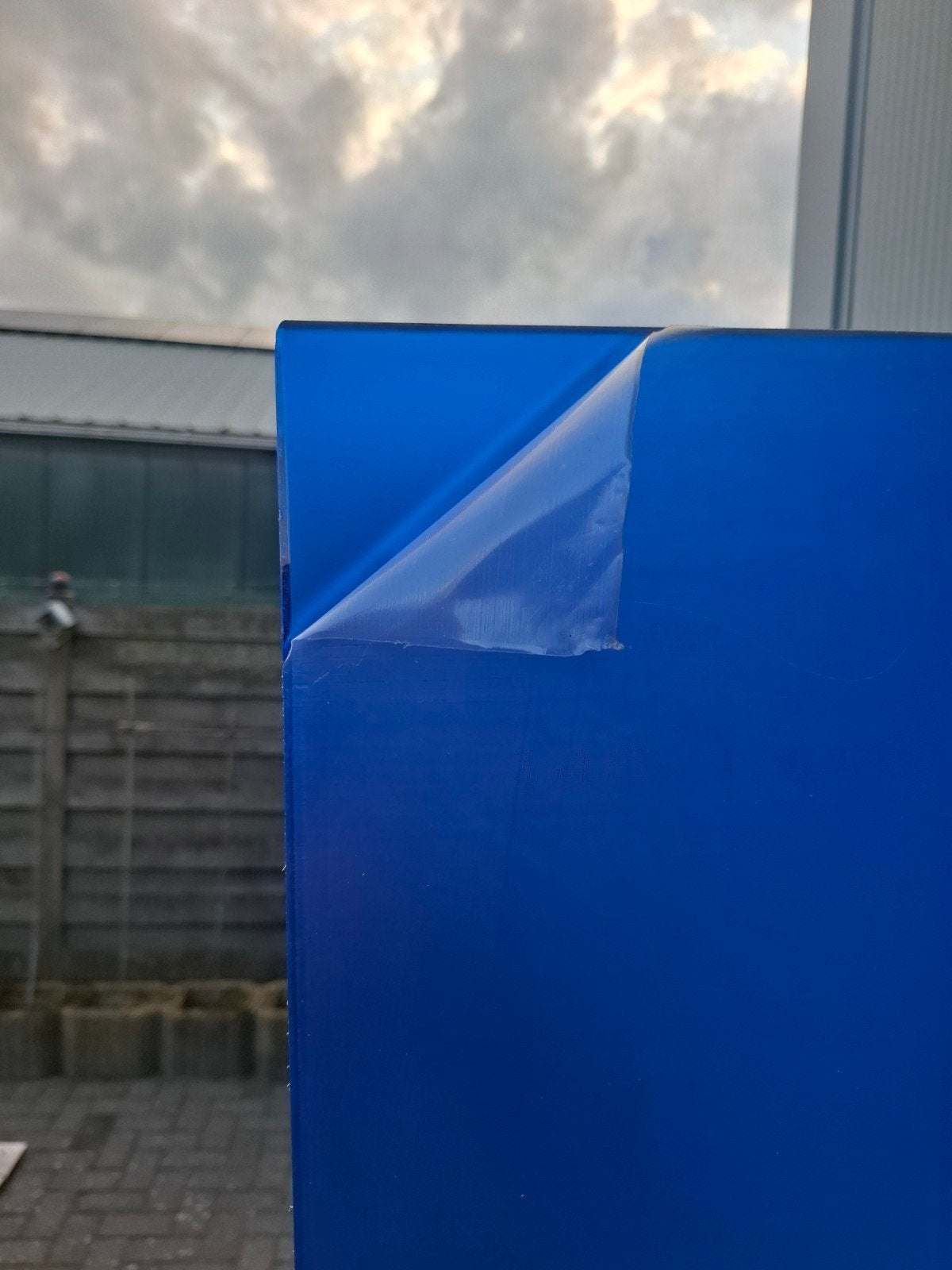 plexiglas blauw mat, Doe-het-zelf en Verbouw, Platen en Panelen, Ophalen, Nieuw
