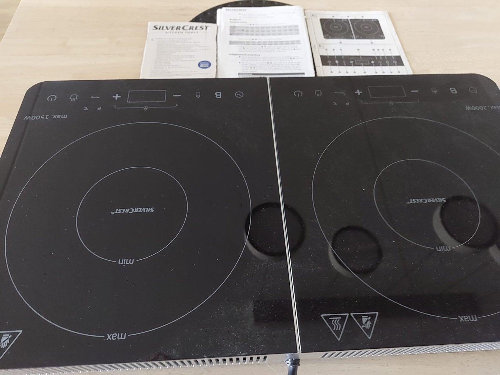 Nieuwe Elektrische Inductieplaat - Silvercrest, afgeprijsd, Nieuw, 3 kookzones of minder, Ophalen of Verzenden, Inductie