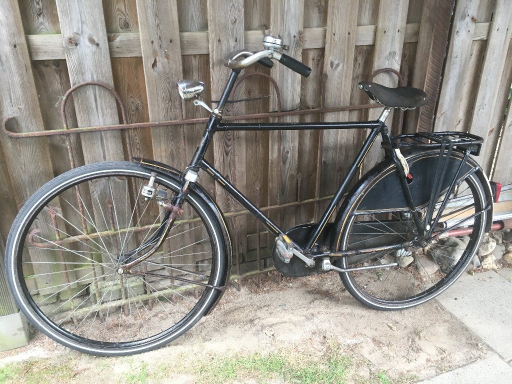 oldtimer fiets, Fietsen en Brommers, Fietsen | Oldtimers, Ophalen, Terugtraprem, PON, Jaren '40