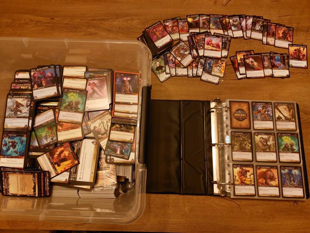 Enorm veel World of Warcraft kaarten TCG WoW, Ophalen of Verzenden, Zo goed als nieuw