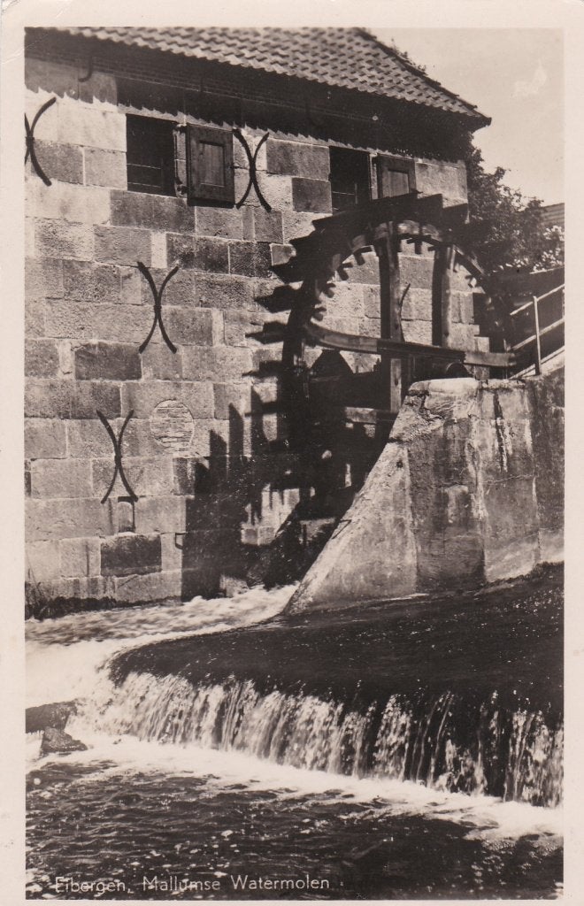 18773 Eibergen Mallumse Watermolen borculo Neede Gelderland, Verzamelen, Verzenden, 1940 tot 1960, Gelopen, Gelderland