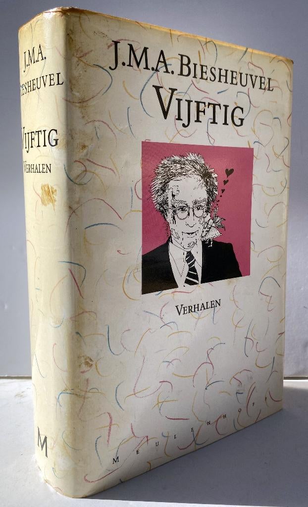  Biesheuvel, J.M.A. - Vijftig (1989), Boeken, Literatuur, Zo goed als nieuw, Ophalen of Verzenden