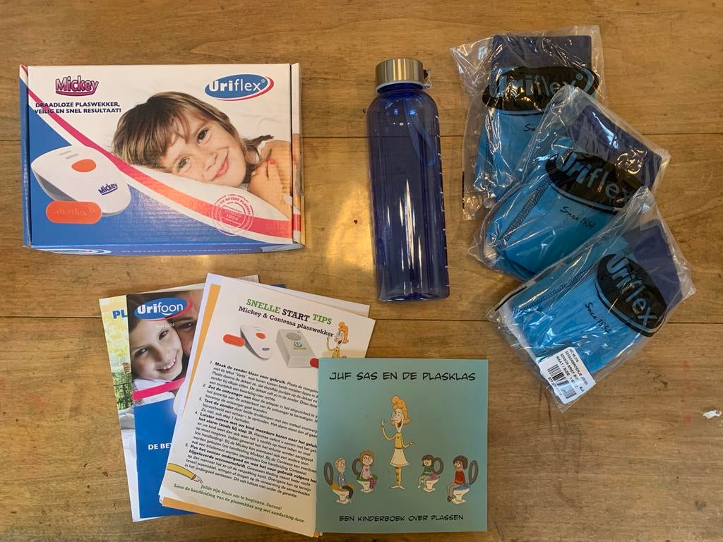 Urifoon Mickey Plaswekker Set - Compleet & Ongebruikt, Ophalen of Verzenden, Nieuw