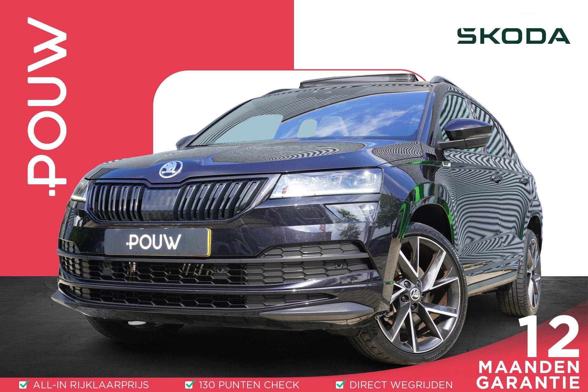 Skoda Karoq 1.5 TSI 150pk DSG ACT Sportline Business | Panor