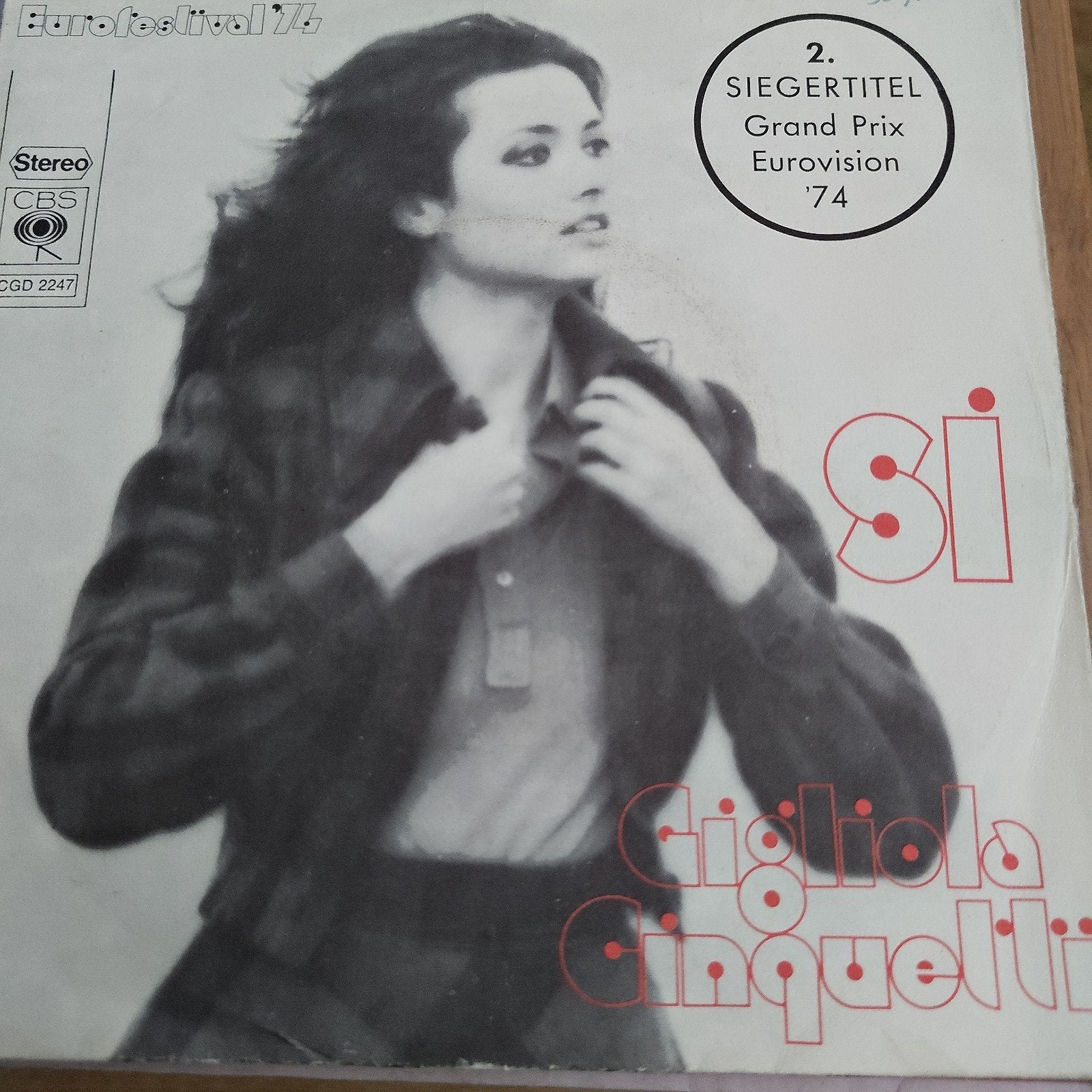 Gigliola Cinquetti - Si (Eurovision '74) Vinyl Single, Gebruikt, 7 inch, Ophalen of Verzenden, Pop