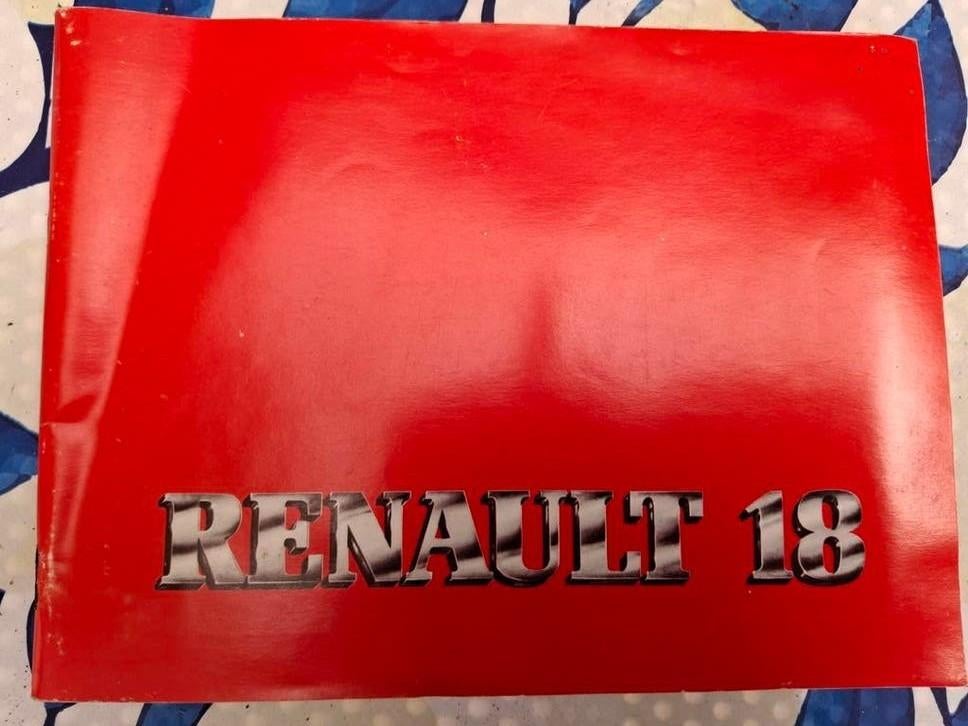 Handleiding Renault 18 instructieboekje, Ophalen of Verzenden