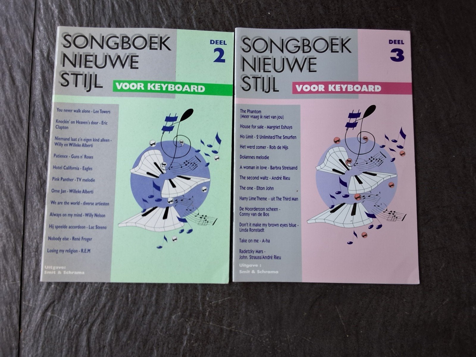 Smit & Schrama: Songbook nieuwe stijl voor keyboard 2 & 3, Ophalen of Verzenden, Zo goed als nieuw, Artiest of Componist, Keyboard