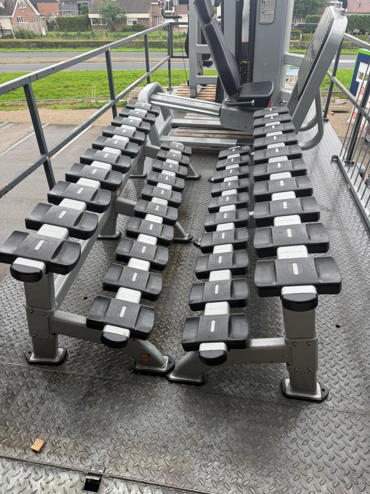 Star Trac dumbbell rekken, Dumbbell, Gebruikt, Ophalen of Verzenden, Star Trac