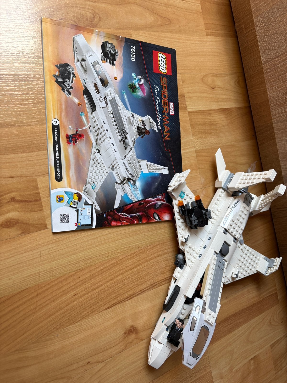 Lego 76140 starkstraaljager spiderman far from home, Ophalen of Verzenden, Zo goed als nieuw