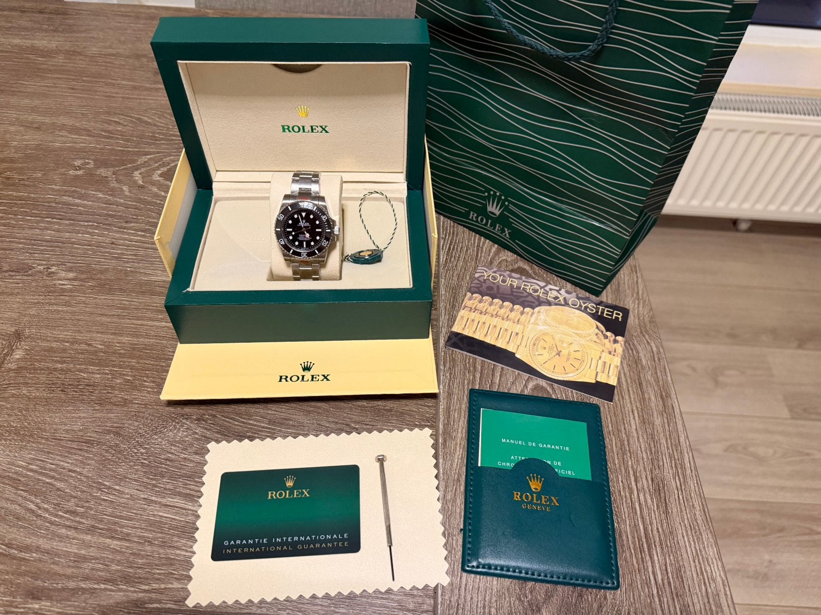 Rolex Submariner no date 41mm volledige set!, Staal, Polshorloge, Nieuw, Ophalen of Verzenden