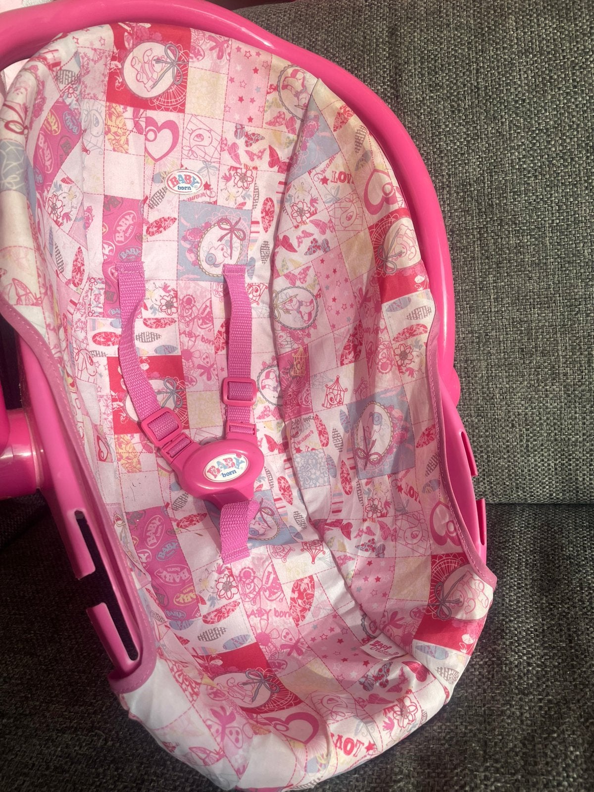 poppen maxicosi van Baby Born  pop, Kinderen en Baby's, Speelgoed | Poppen, Ophalen of Verzenden, Zo goed als nieuw, Babypop