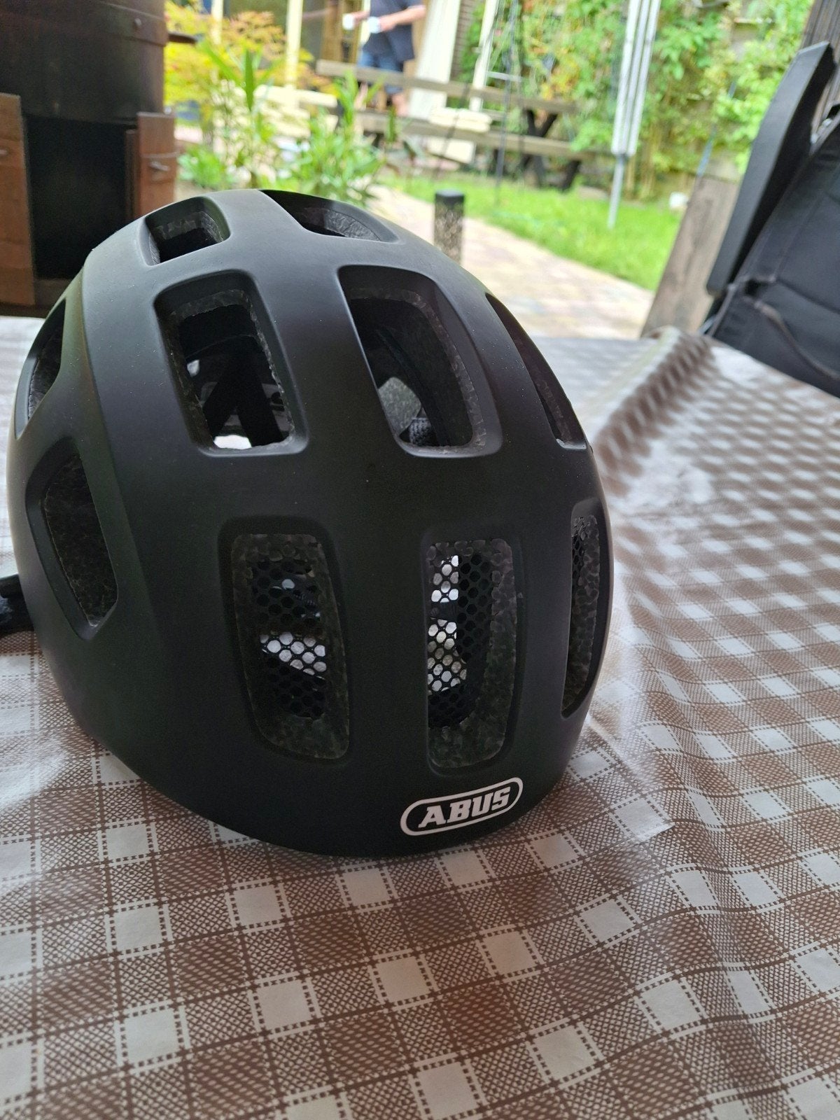 ABUS fietshelm., Fietsen en Brommers, Fietsaccessoires | Fietshelmen, Ophalen, Zo goed als nieuw, M, Heer of Dame