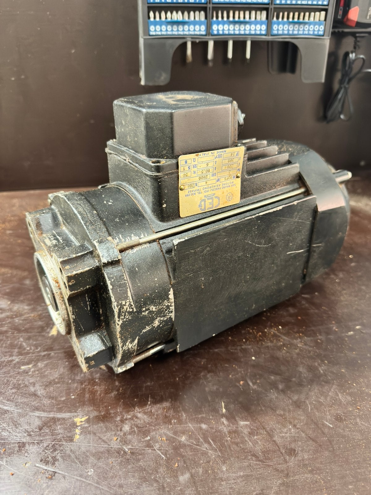4pk elektromotor, Doe-het-zelf en Verbouw, Motoren, Ophalen, Gebruikt, X, X