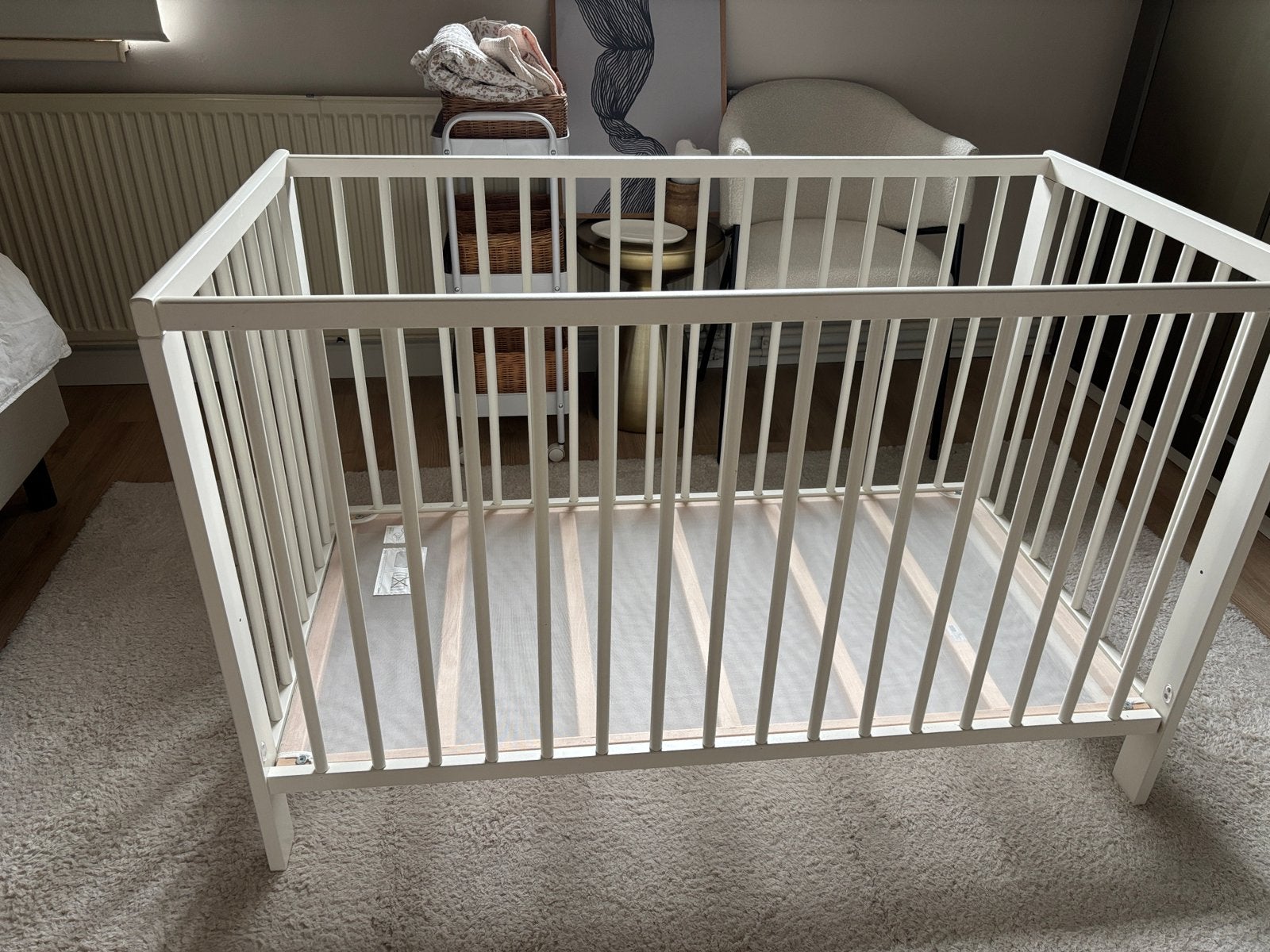 Babybed ikea GULLIVER 60x120, Gebruikt, Minder dan 140 cm, Minder dan 70 cm, Ophalen