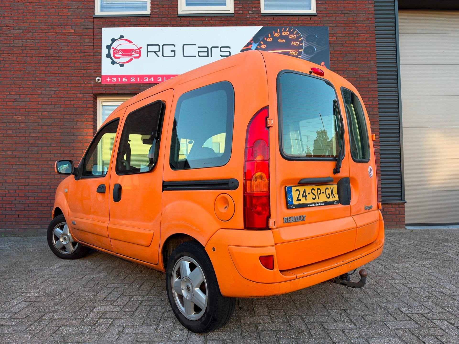 Renault Kangoo 1.6-16V Privilège / Airco / AUT / NAP / LM, Auto's, Stof, Gebruikt, 49 €/maand, Origineel Nederlands