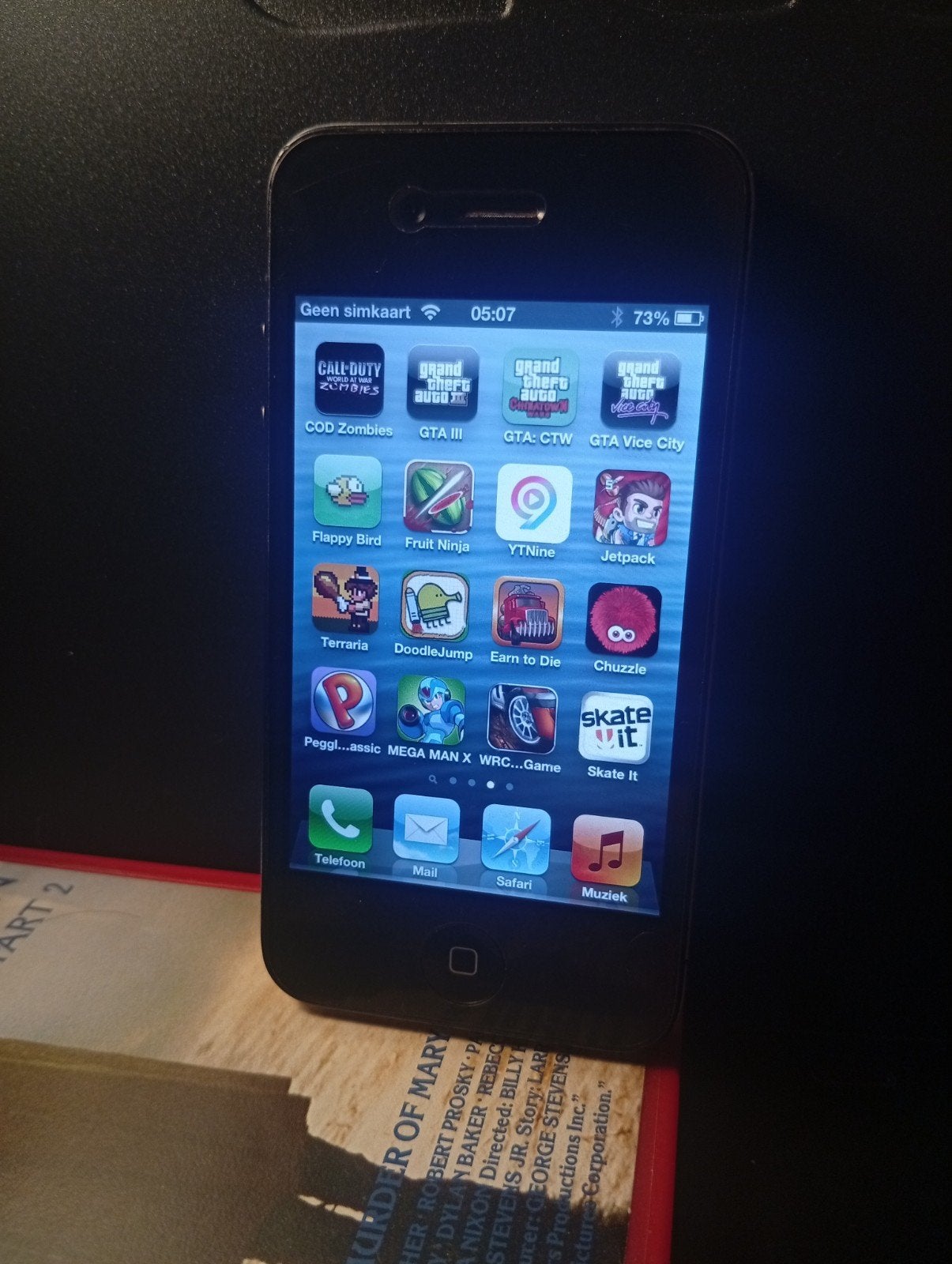Apple iPhone 4 | Zwart 16gb iOS 6.1, Telecommunicatie, Gebruikt, 16 GB, Zwart, Ophalen of Verzenden
