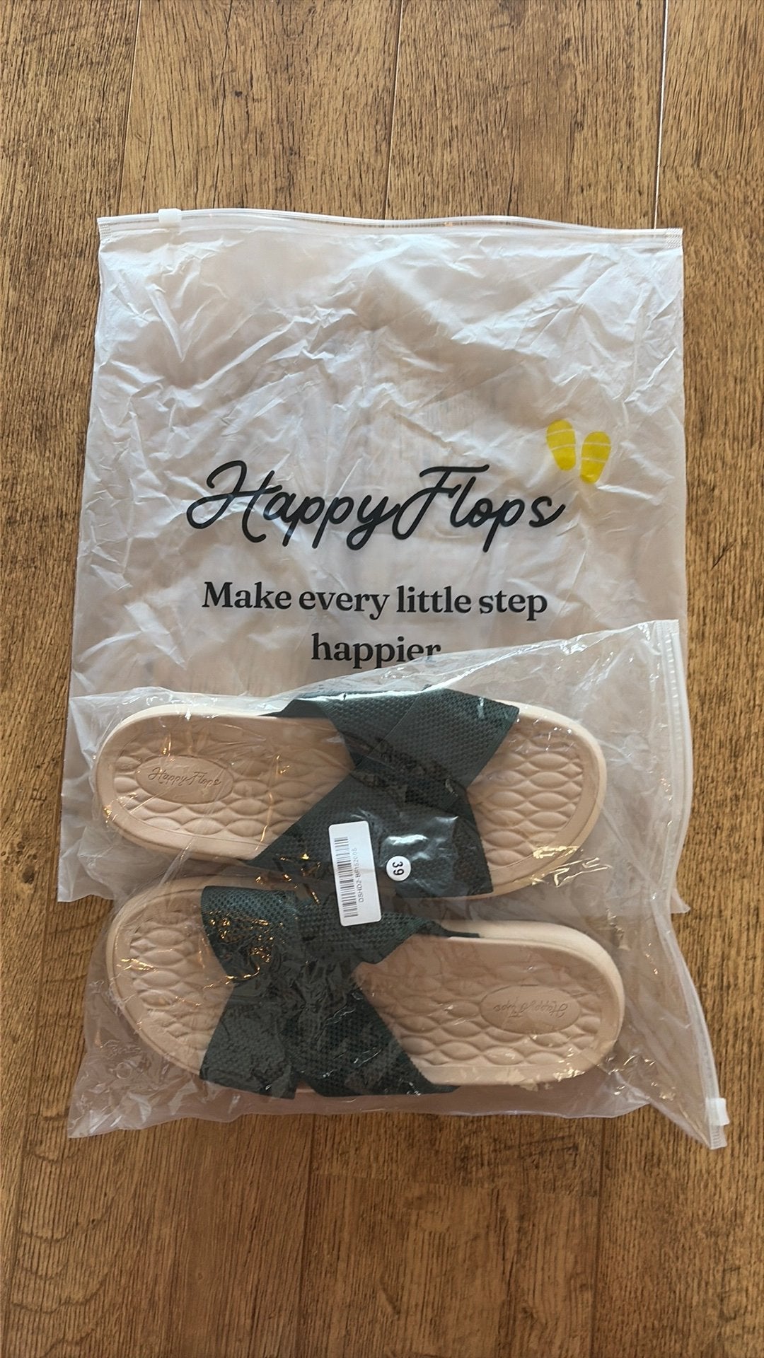 Slippers Happy Flops maat 39 nieuw, Slippers, Nieuw, Ophalen of Verzenden, Groen
