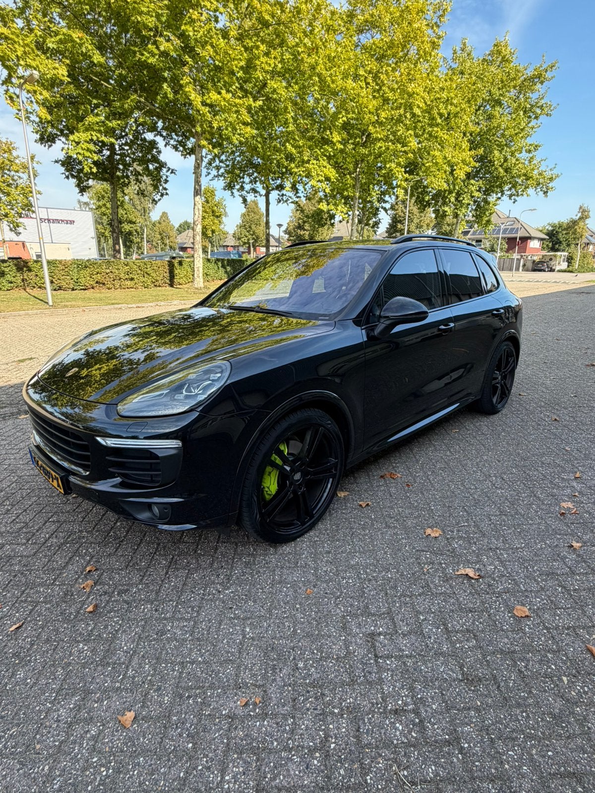 Porsche Cayenne 3.0 V6 416pk E-hybrid S Tiptronic S 2015, Automaat, Zwart, 2995 cc, Vierwielaandrijving