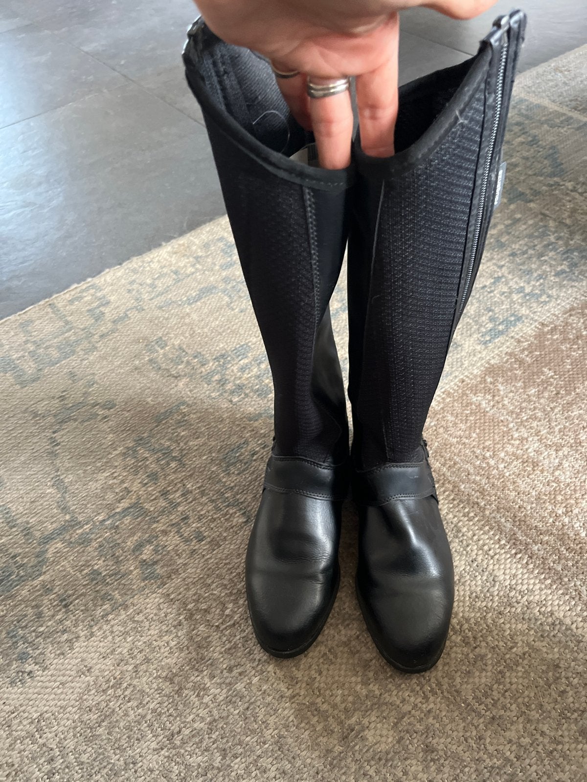 Fouganza jodhpurs (mt36) met chaps (kind 35 cm), Dieren en Toebehoren, Dressuur, Fouganza, Ophalen of Verzenden, Zo goed als nieuw