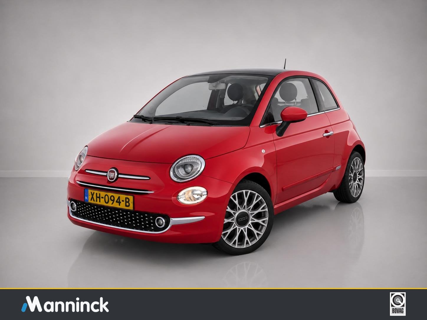 Fiat 500 0.9 TwinAir Turbo Lounge| Automaat|Navi|Airco|Glaze, Stof, Gebruikt, Met garantie (alle), Origineel Nederlands