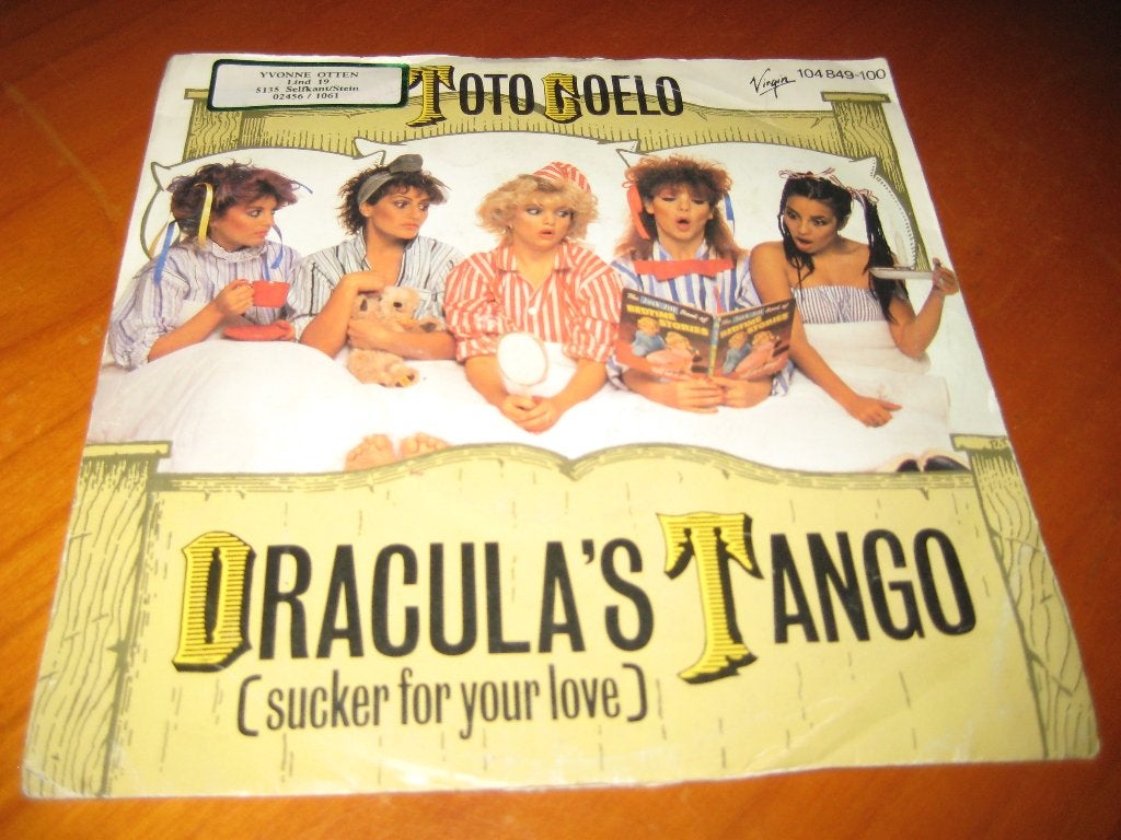 Toto Coelo: Dracula`s tango (sucker for love) (409), Ophalen of Verzenden, Zo goed als nieuw, Pop