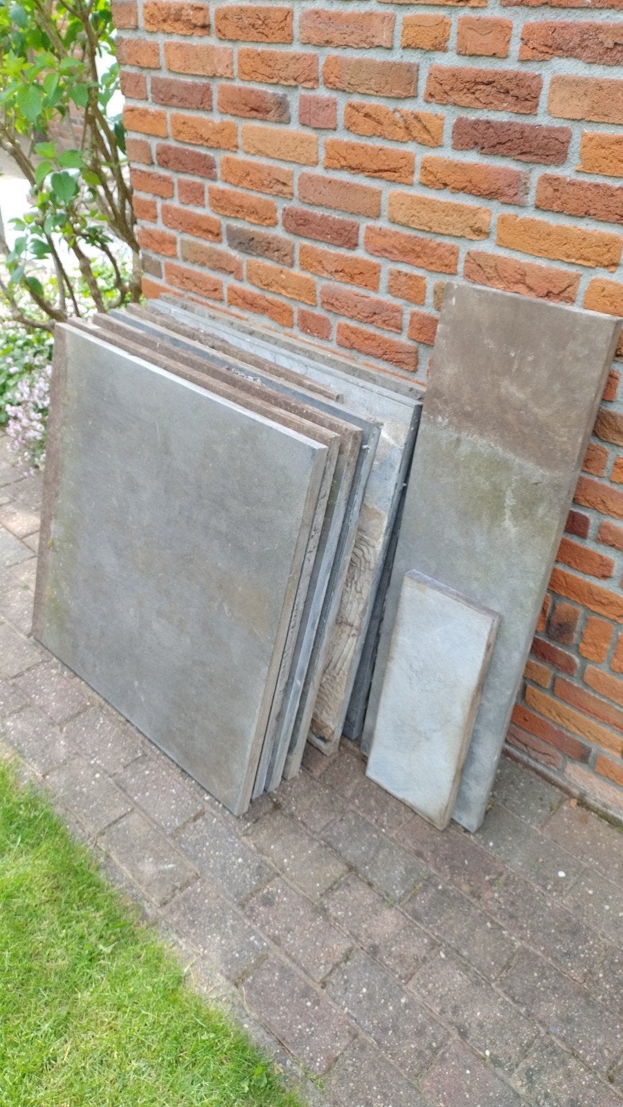 Belgisch hardsteen tegels, Ophalen, Natuursteen, Terrastegels