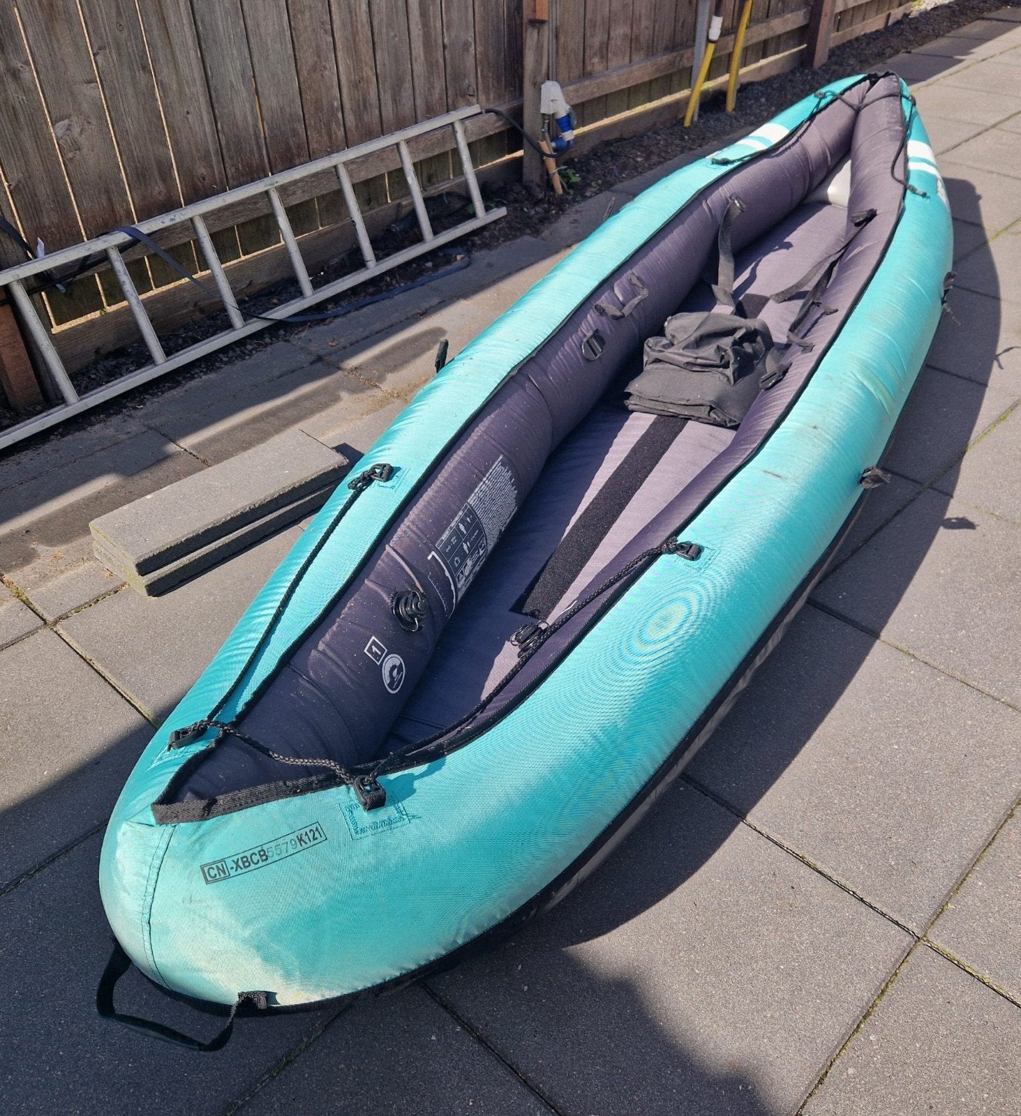 Nazomer kans: Solide opblaas kano, Watersport en Boten, Ophalen, Gebruikt, Overige typen, Opblaasbaar