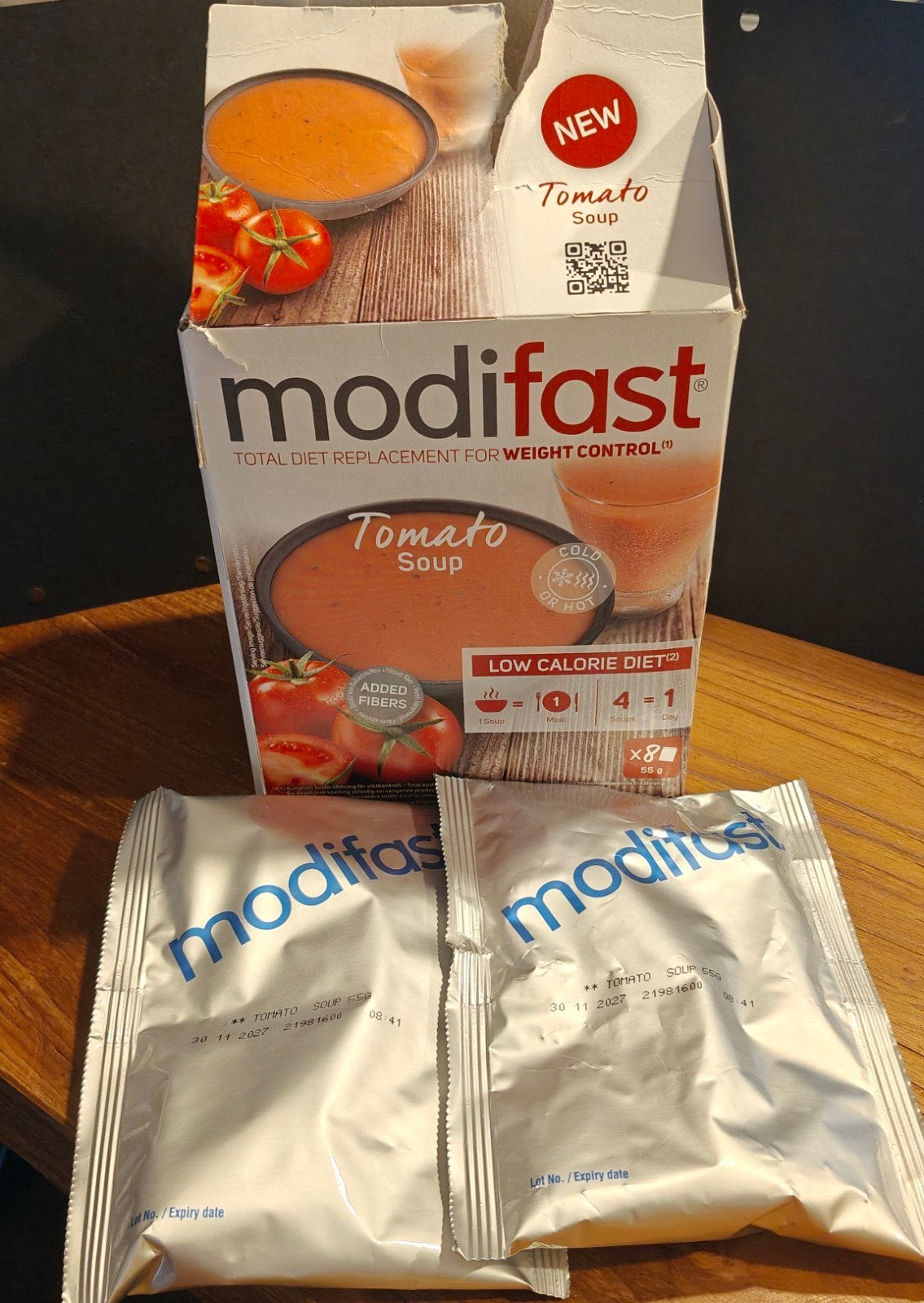 Modifast maaltijdvervangers: Curry Noodle, Hazelnoot, Tomaat, Ophalen of Verzenden, Nieuw, Overige typen
