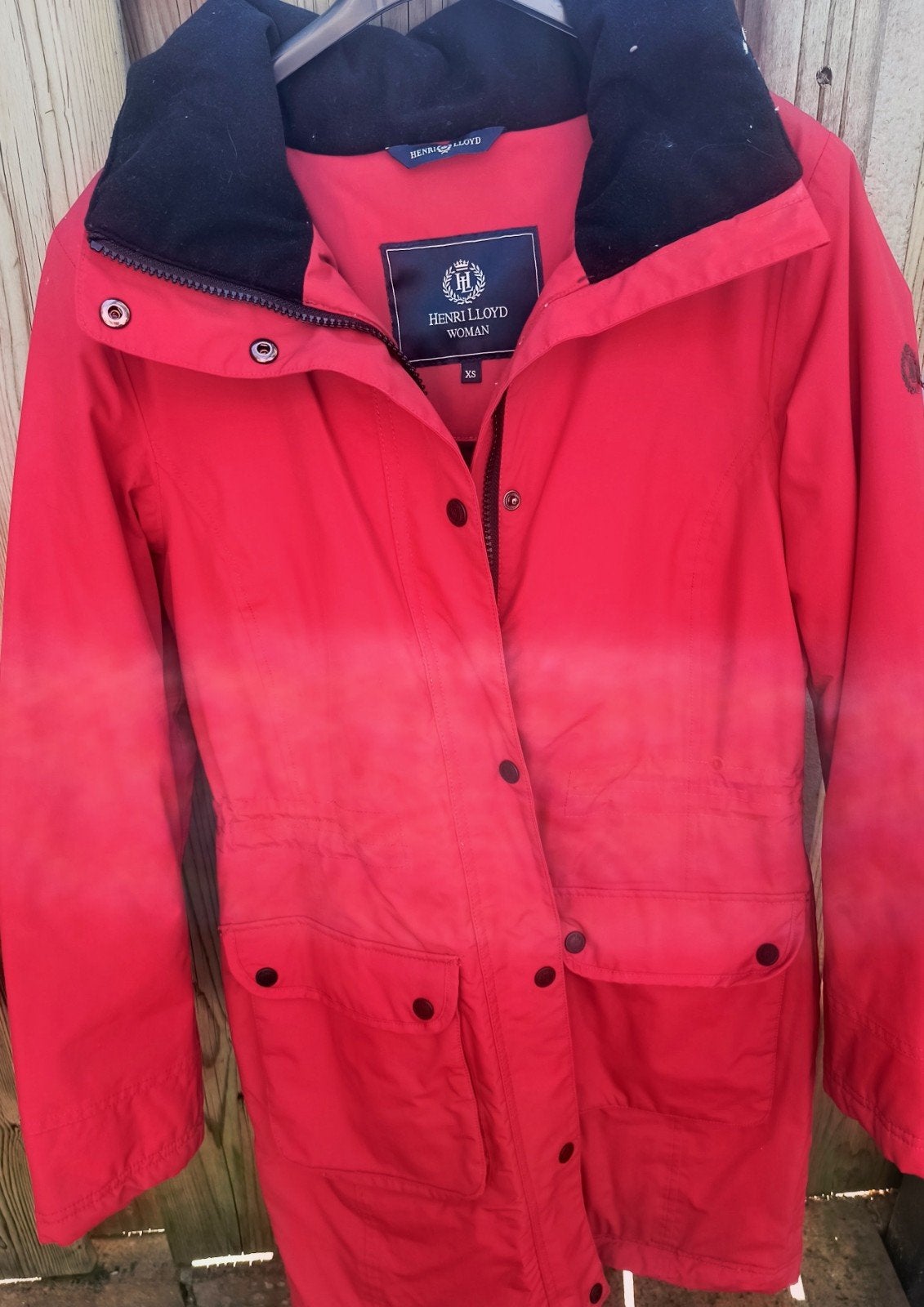 Henri Lloyd Woman rode parka - Maat XS, Ophalen of Verzenden, Maat 34 (XS) of kleiner, Rood, Henri Lloyd Woman