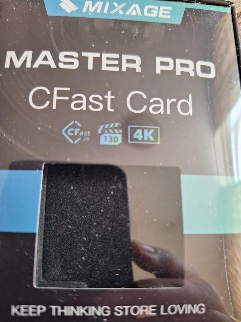 MIXAGE MASTER PRO CFast Card 256GB 550MB/s 4K, Overige typen, Nieuw, Ophalen of Verzenden, Fotocamera