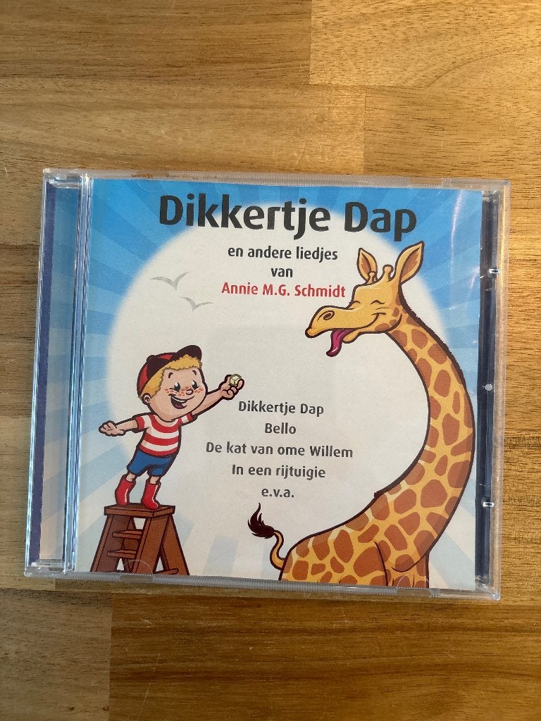 Dikkertje Dap en andere liedjes van Annie M.G. Schmidt CD, Tot 2 jaar, Ophalen of Verzenden, Zo goed als nieuw, Muziek