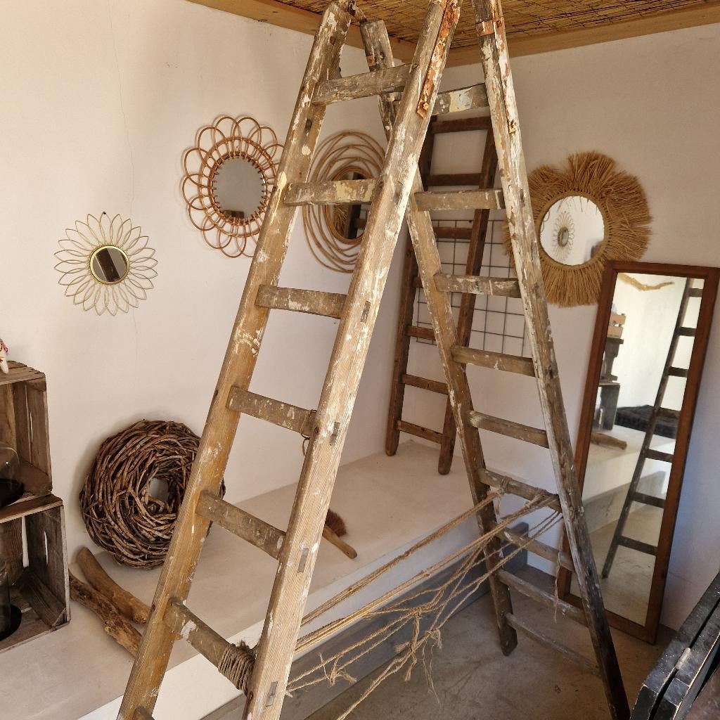 Brocante ladder, Antiek en Kunst, Ophalen