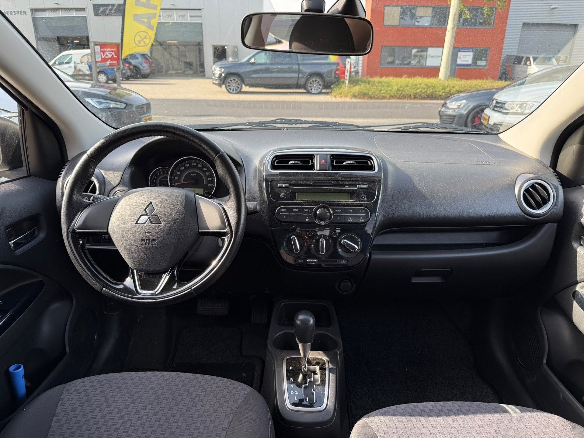 Mitsubishi Space Star 1.0 Intense|airco|NAP|Automaat|4-seizo, Stof, Gebruikt, Wit, Origineel Nederlands